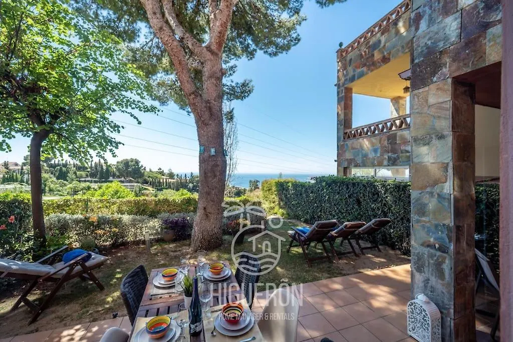 Higueronrentals Garden Sea View location